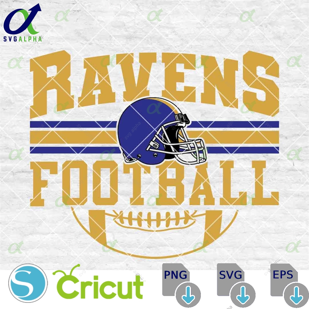 Ravens Football Svg Football Svg Sports Svg Football Shirt Sublimation Designs Png Dxf Jpg Eps